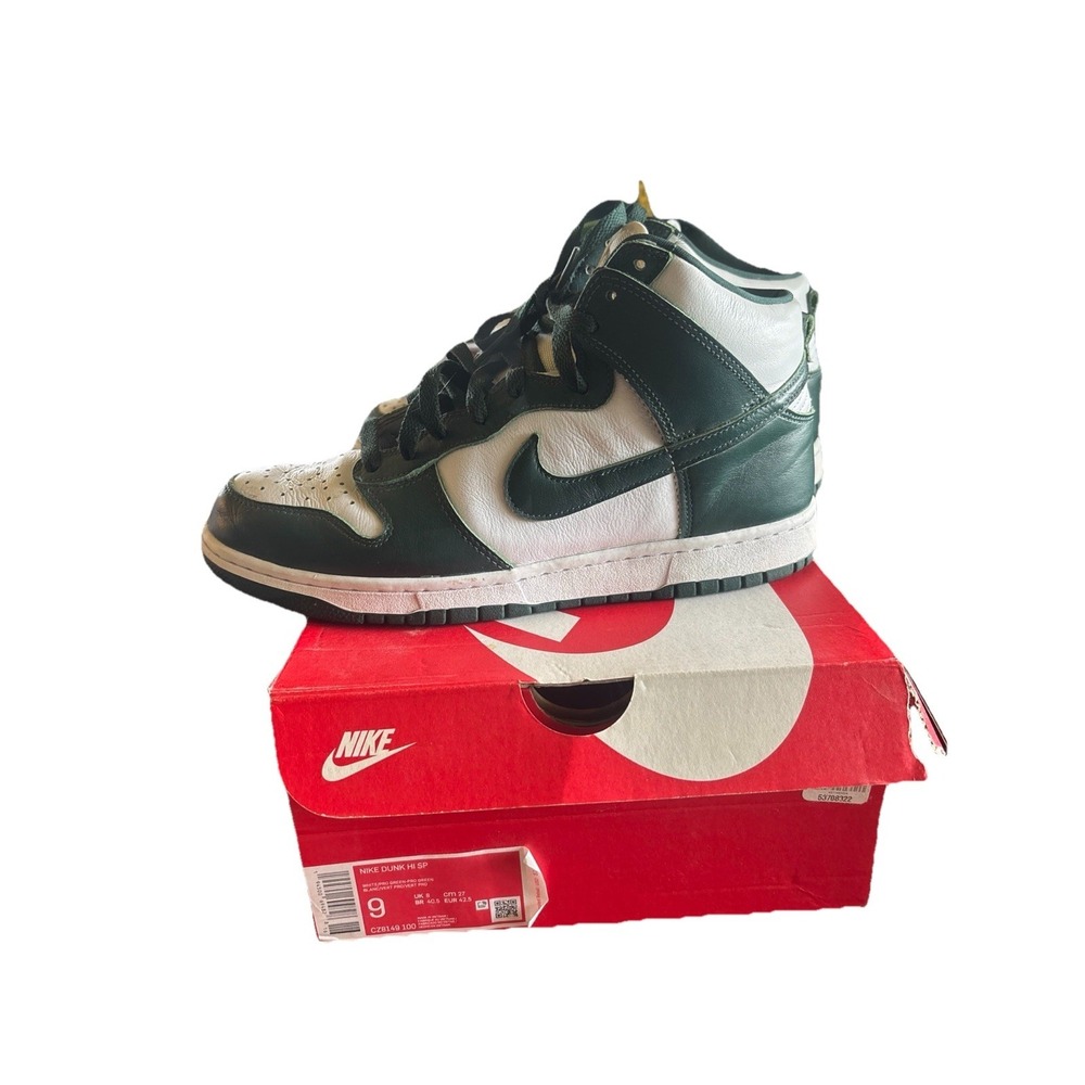 Nike Dunk High SP Spartan Green Mens Size 9 With Box